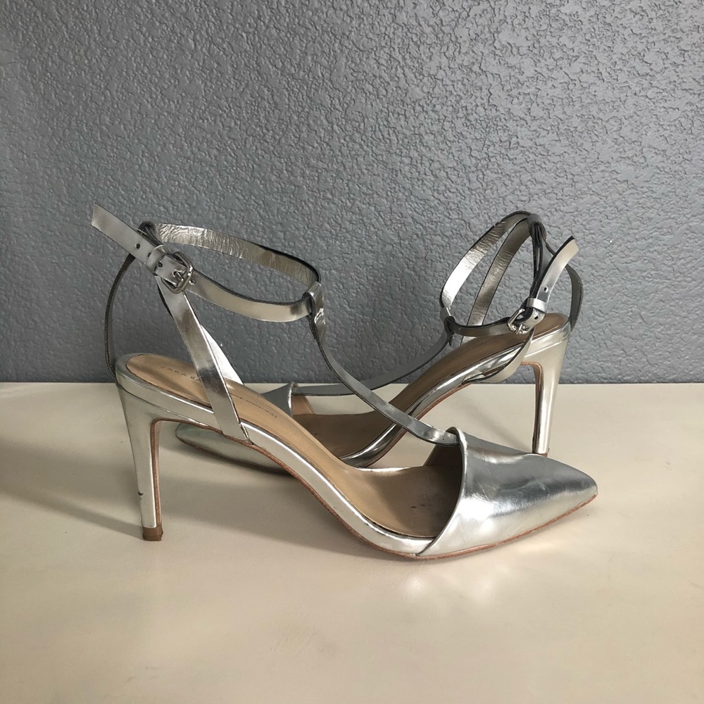 Zara Silver Heels